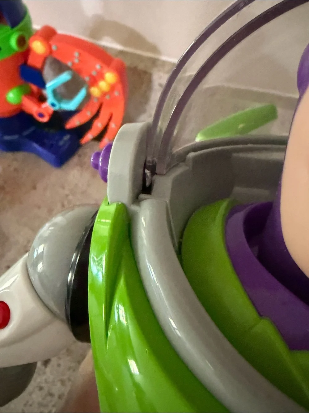 Disney Buzz Lightyear Action Figure and Emperor Zurg Lightup Projection Game